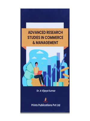 cover image of Advanced Research Studies in Commerce and Management